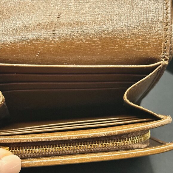 Gucci GG Supreme Monogram Horsebit 1955 Flap‎ Card Case Wallet - EUC - Picture 8 of 8